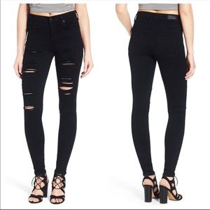 AGOLDE Sophie Black Jeans